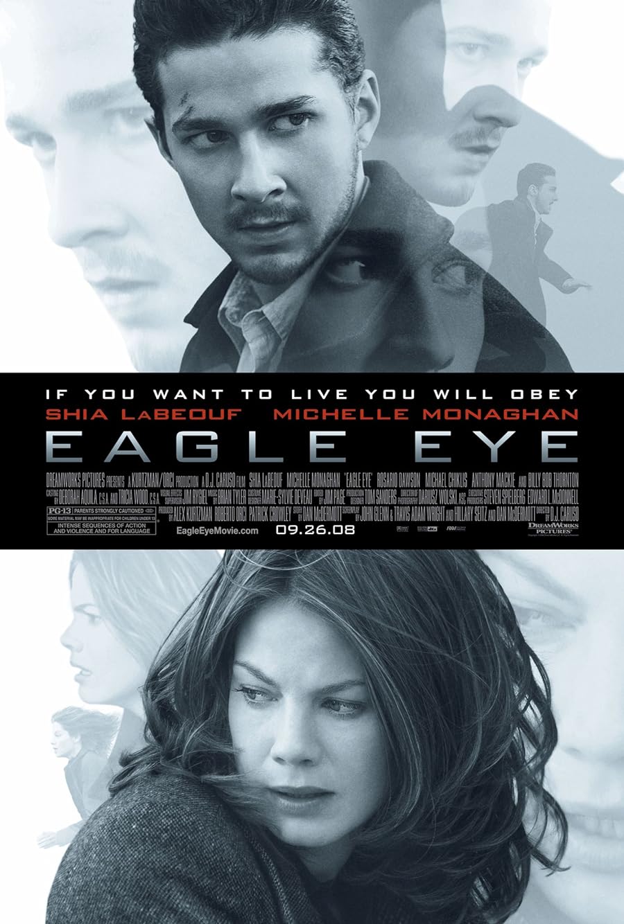 دانلود دوبله فارسی فیلم Eagle Eye 2008