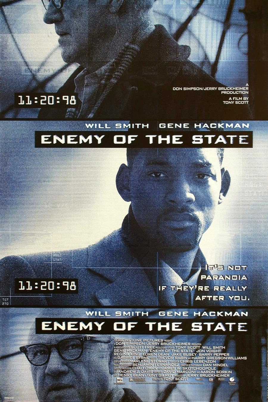 دانلود فیلم Enemy of the State 1998 با زیرنویس چسبیده دانلود فیلم Enemy of the State 1998 با زیرنویس چسبیده